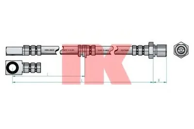 Тормозной шланг NK купить
