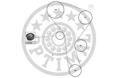 Комплект ремня ГРМ OPTIMAL купить