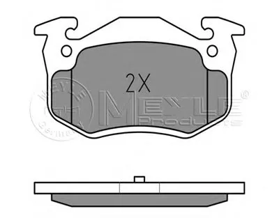 Комплект тормозных колодок, дисковый тормоз MEYLE купить