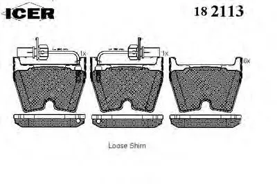 Комплект тормозных колодок, дисковый тормоз ICER купить