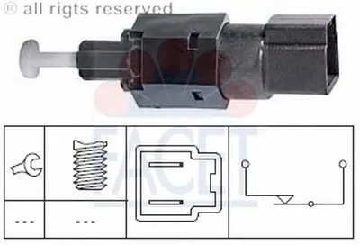 Выключатель фонаря сигнала торможения FACET купить