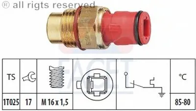 Термовыключатель, вентилятор радиатора FACET купить