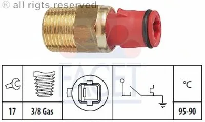 Термовыключатель, вентилятор радиатора FACET купить