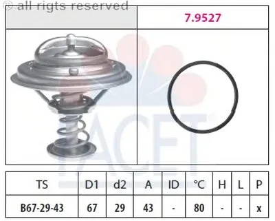 Термостат, охлаждающая жидкость FACET купить