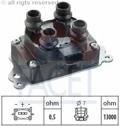 Катушка зажигания FACET купить