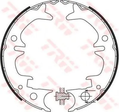 Комплект тормозных колодок, стояночная тормозная система TRW купить