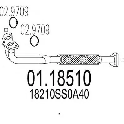 Труба выхлопного газа MTS купить