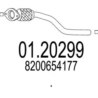 Труба выхлопного газа MTS купить