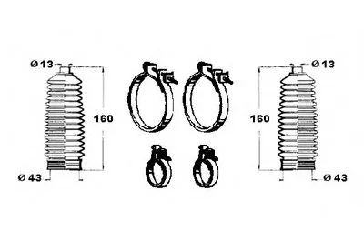 Комплект пылника, рулевое управление OCAP купить