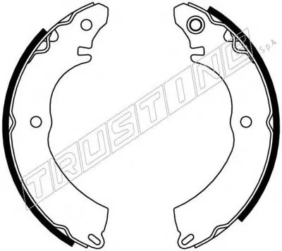 Комплект тормозных колодок TRUSTING купить