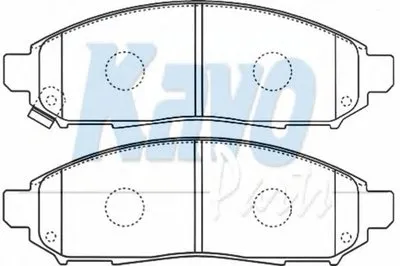Комплект тормозных колодок, дисковый тормоз MK KASHIYAMA KAVO PARTS купить
