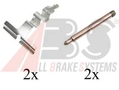 Комплектующие, колодки дискового тормоза A.B.S. купить