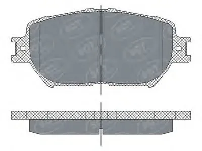 Комплект тормозных колодок, дисковый тормоз SCT Germany купить