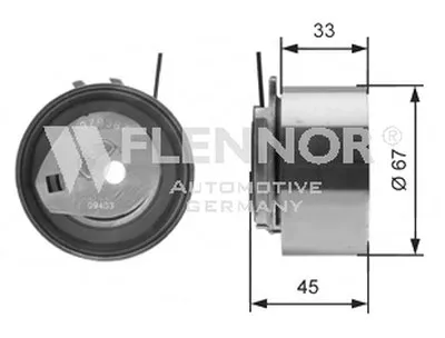 Натяжной ролик, ремень ГРМ FLENNOR купить