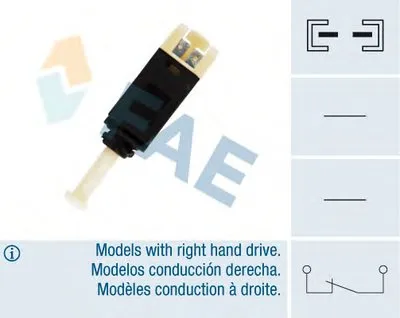 Выключатель фонаря сигнала торможения FAE купить