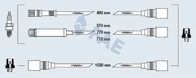 Комплект проводов зажигания FAE купить