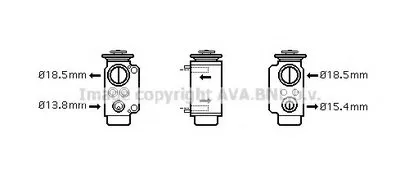 Расширительный клапан, кондиционер AVA QUALITY COOLING купить
