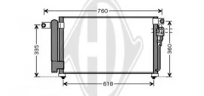 Конденсатор, кондиционер DIEDERICHS купить
