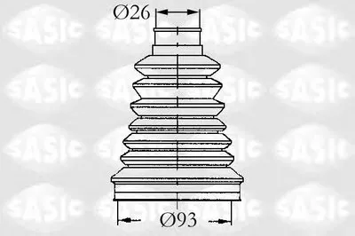 Комплект пылника, приводной вал SASIC купить