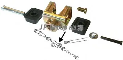 Шарнир, шток вилки переключения CLASSIC JP GROUP купить