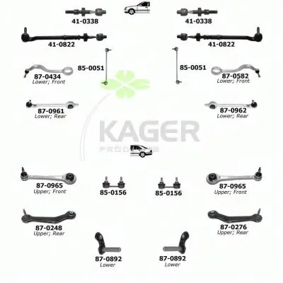Подвеска колеса KAGER купить