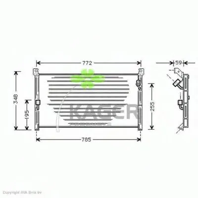 Конденсатор, кондиционер KAGER купить