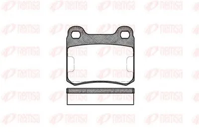 Комплект тормозных колодок, дисковый тормоз KAWE купить