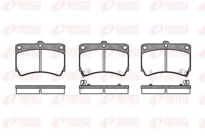 Комплект тормозных колодок, дисковый тормоз KAWE купить