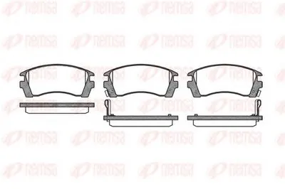 Комплект тормозных колодок, дисковый тормоз KAWE купить