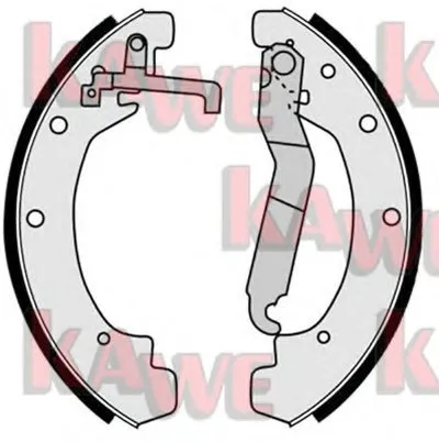 Комплект тормозных колодок KAWE купить