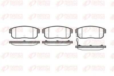 Комплект тормозных колодок, дисковый тормоз KAWE купить