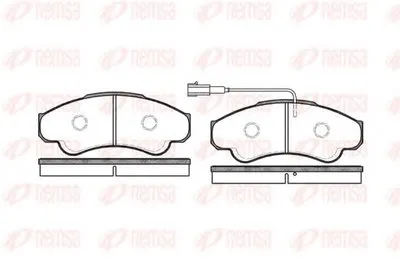 Комплект тормозных колодок, дисковый тормоз KAWE купить