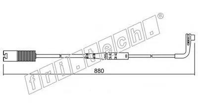 Сигнализатор, износ тормозных колодок fri.tech. купить