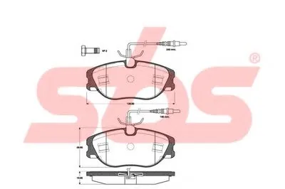 Комплект тормозных колодок, дисковый тормоз sbs купить