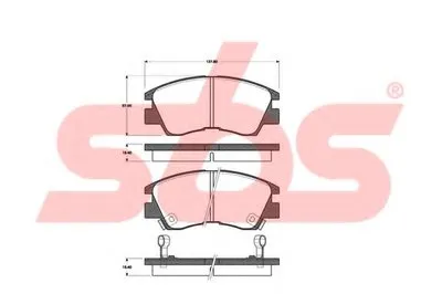 Комплект тормозных колодок, дисковый тормоз sbs купить