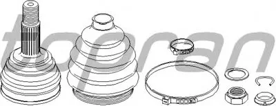 Шарнирный комплект, приводной вал TOPRAN купить