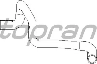 Шланг радиатора TOPRAN купить
