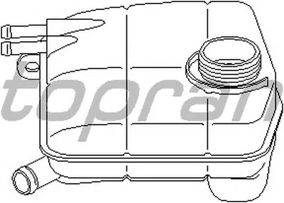 Компенсационный бак, охлаждающая жидкость TOPRAN купить