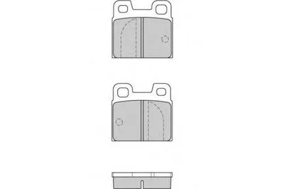 Комплект тормозных колодок, дисковый тормоз E.T.F. купить