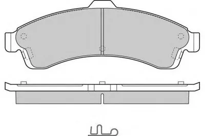 Комплект тормозных колодок, дисковый тормоз E.T.F. купить