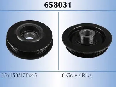 Ременный шкив, коленчатый вал MALÒ купить