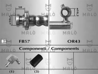 Тормозной шланг MALÒ купить