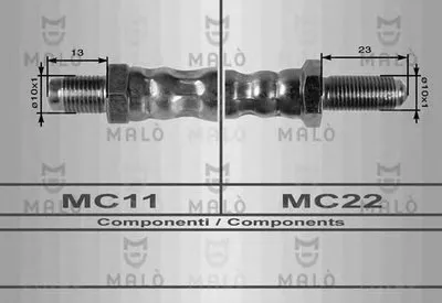 Тормозной шланг MALÒ купить