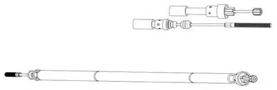 Трос, стояночная тормозная система CEF купить