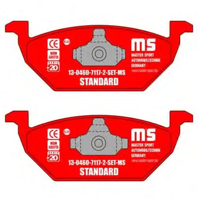 Комплект тормозных колодок, дисковый тормоз Anti-Noise MASTER-SPORT купить