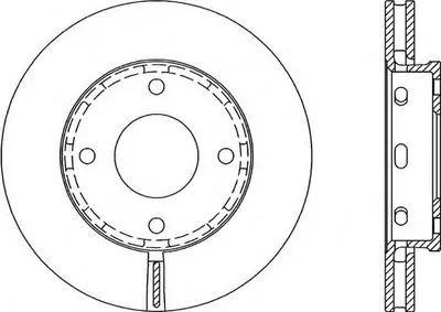 Тормозной диск ADAPTIVE OPEN PARTS купить