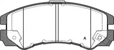 Комплект тормозных колодок, дисковый тормоз ADVANCE OPEN PARTS купить