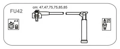 Комплект проводов зажигания JANMOR купить