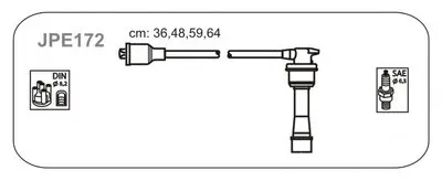 Комплект проводов зажигания JANMOR купить