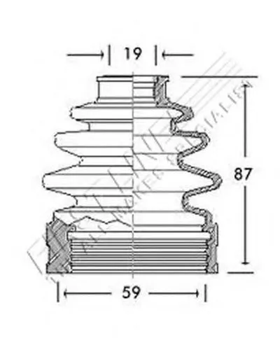 Пыльник, приводной вал FIRST LINE купить